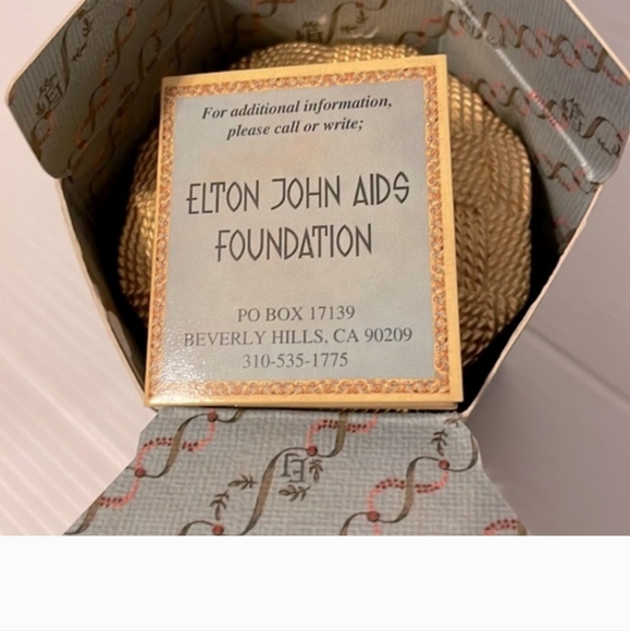Elton John Vintage Slatkin & CoCandle Unused With Lid Rare